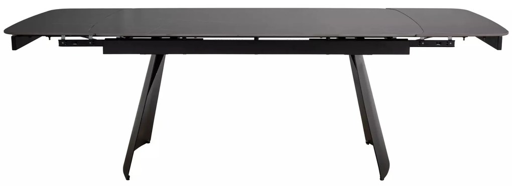 Rozkládací jídelní stůl Bacardi 160/240 cm černý