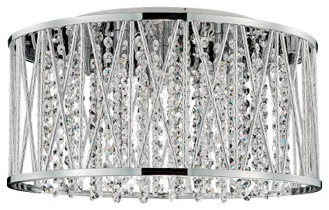 STIXX 6xG9/33W,D450,SILVER/CLEAR,CEILING