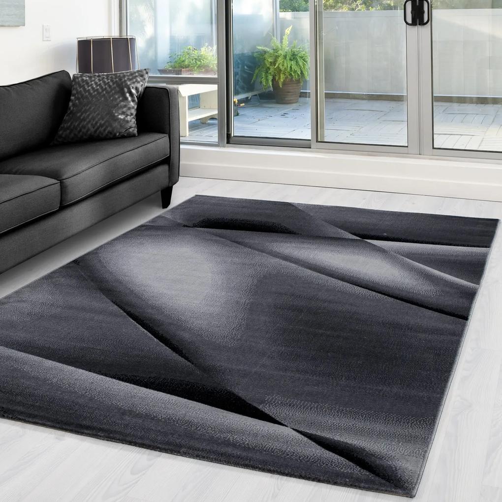 Ayyildiz Kusový koberec MIAMI 6590, Čierna Rozmer koberca: 240 x 340 cm
