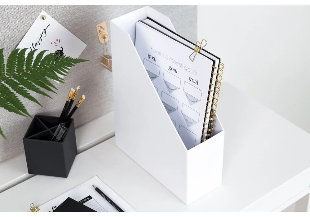 Biely organizér na dokumenty Bigso Box of Sweden Viktoria