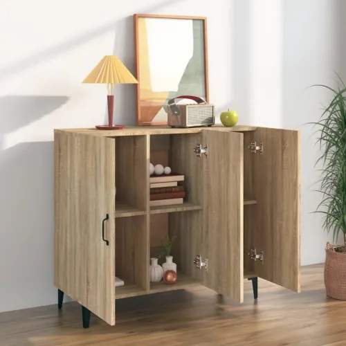 vidaXL Komoda dub sonoma 90x34x80 cm spracované drevo-