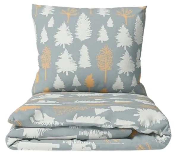 Bavlnené obliečky HOLLY REST sivé Rozmer obliečky: 70 x 90 cm | 140 x 200 cm