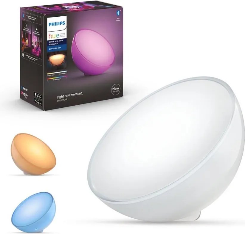 Philips 76020/31/P7 - Hue GO stmievateľná stolná LED lampa RGB, 6 W, 230 V