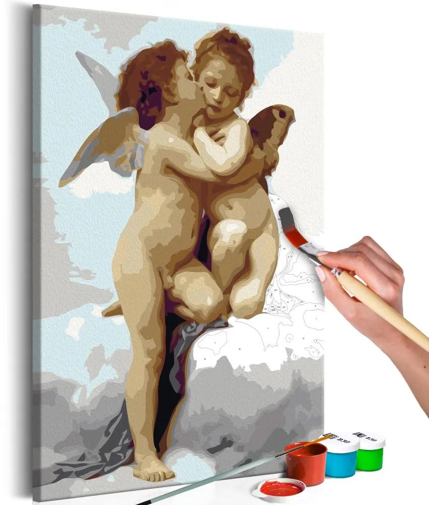 Maľovanie podľa čísiel - Angels (Love) 40x60