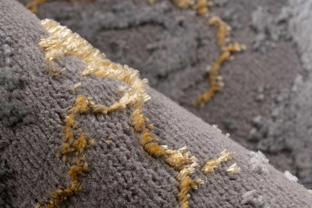Lalee Kusový koberec Marmaris 400 Gold Rozmer koberca: 160 x 230 cm