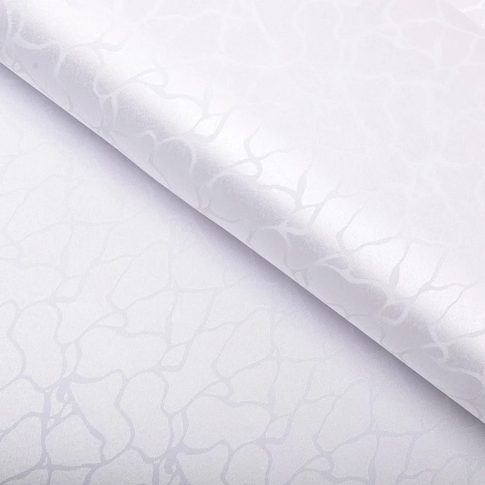 Biante Dekoračný behúň na stôl Monako PM-123 Mramor biely 45x120 cm