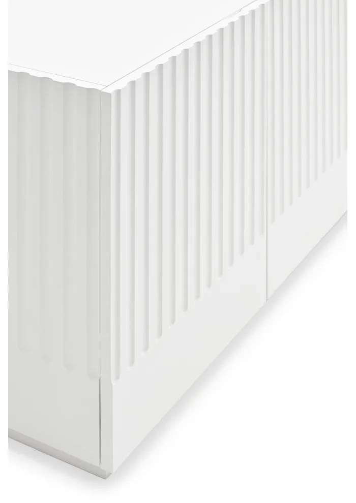 Biely príborník Teulat Doric, šírka 200 cm