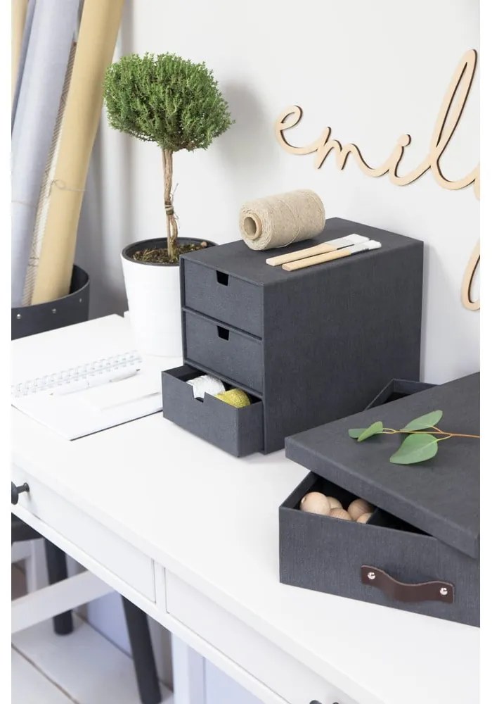 Kartónový organizér zásuvkový Ingrid Canvas Paper Laminate – Bigso