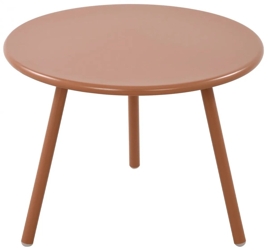 Konferenčný stolík Minot - v45 x Ø60 cm - Terracotta