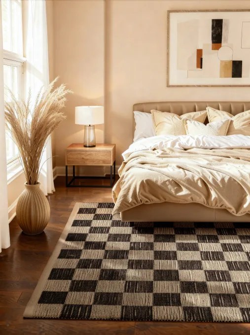 Koberec Hanse Home Handloom 1.0 REX prírodný / biely / čierny