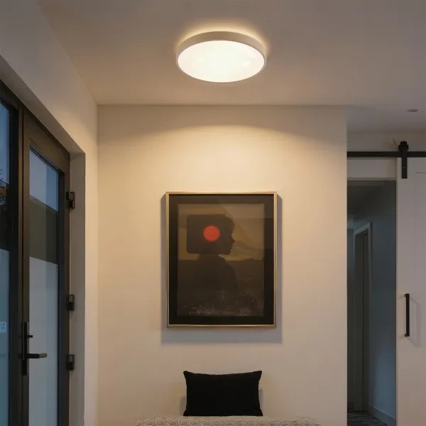 BRILAGI - stmievateľné LED svietidlo GLASS POOL DOUBLE LED/48W/230V 40 cm béžová + diaľkový ovládač