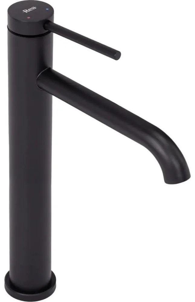 REA-B5325 - Umývadlová batéria CLIF 29,5 cm matná čierna