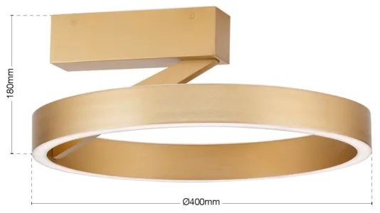 Orion - LED stropné svietidlo KOLK LED/40W/230V 2700/3000/4000K pr. 40 cm zlaté