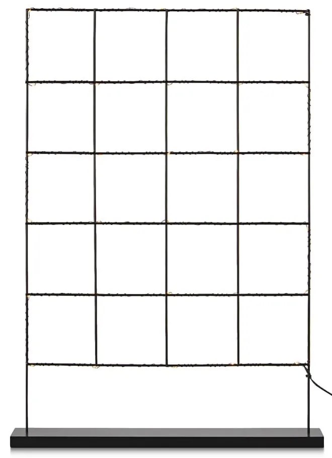 Čierna svetelná dekorácia Markslöjd Elisabeth, výška 61 cm