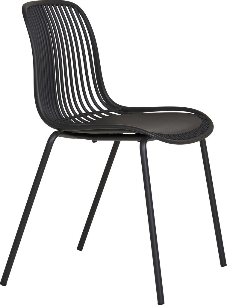 Záhradná stolička Badelia (čierna). Akcia -10%. Vlastná spoľahlivá doprava až k Vám domov. 1146703