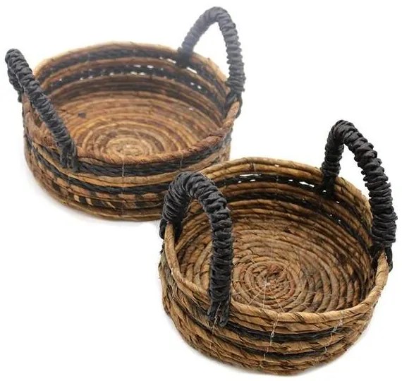 Úložné košíky z bambusových listov 24cm