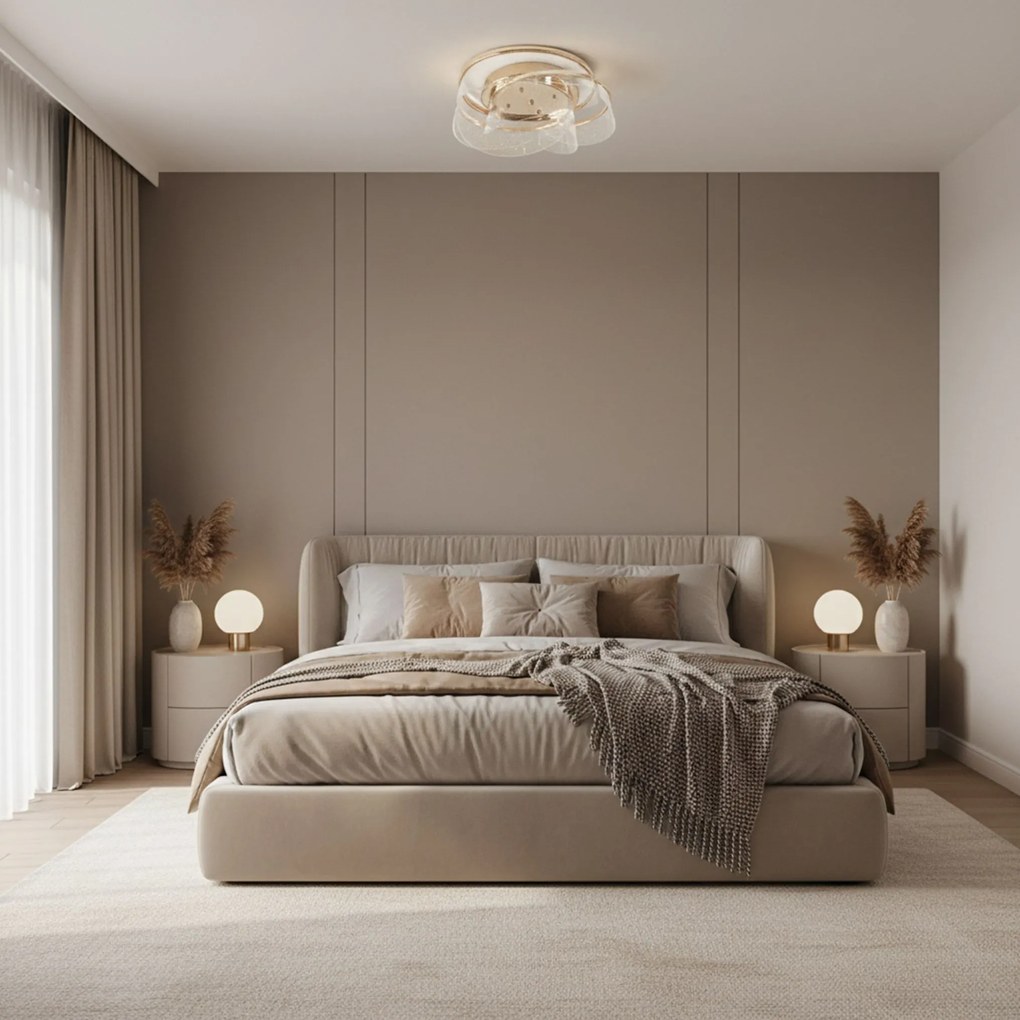 Toolight Toolight, LED stropné svietidlo 57W, 4000lm, 4000K, G139-C, zlatá, OSW-02623