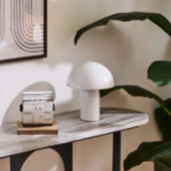 Atmosphera - Stolná lampa LITO 1xE27/25W/230V biela