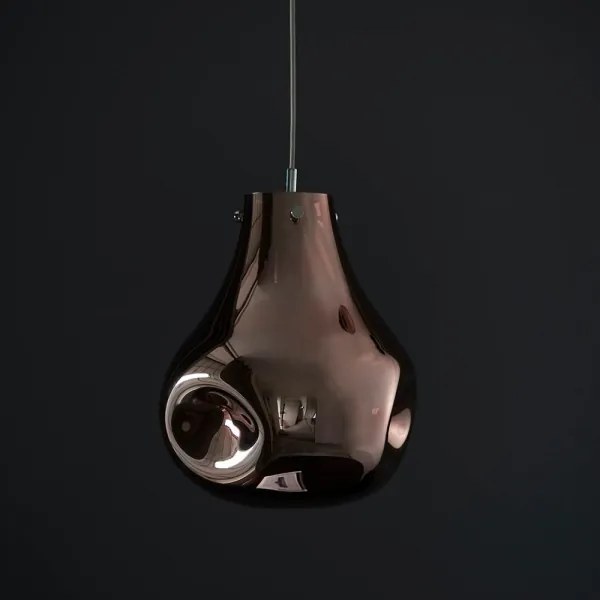 Endon 99790 - Luster na lanku EUROPA 1xE27/10W/230V dýmovo-hnedá