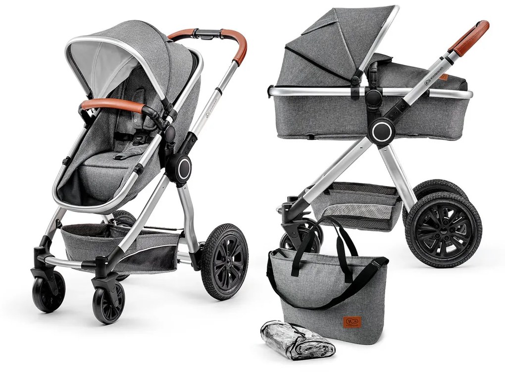 Kombinovaný kočík Kinderkraft Veo grey 2v1