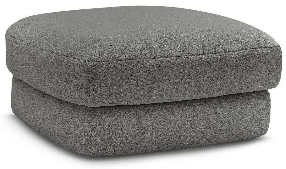 Tmavosivá podnožka z textílie buklé Leonore – Bobochic Paris