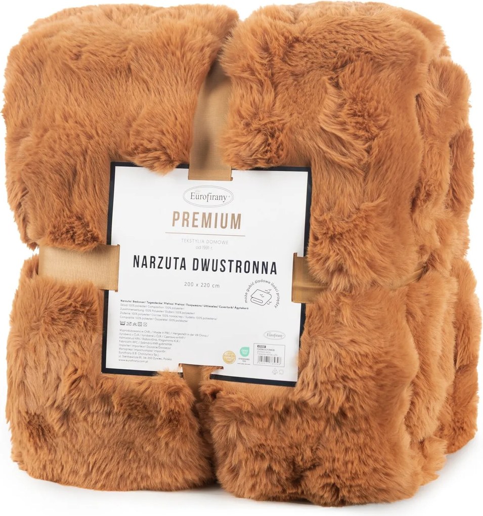 PREHOZ NA POSTEĽ LILY 200X220 CM MEDOVÁ