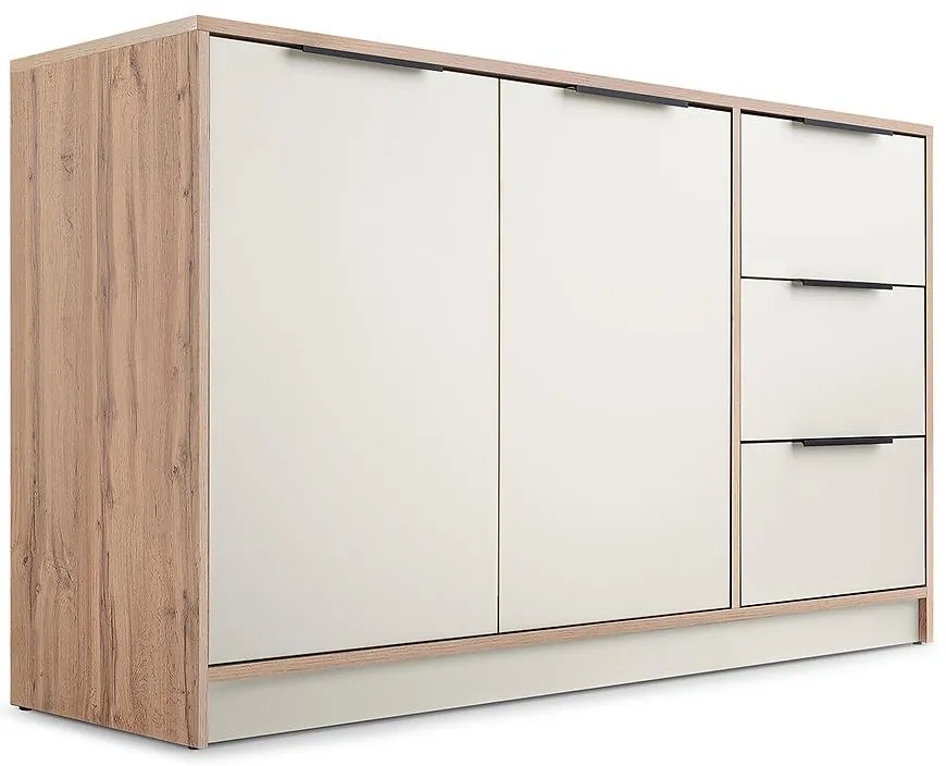 Komoda Duarte 2d3s Kašmír / Dub Wotan