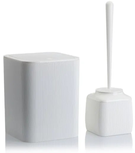 Kúpeľňový set CRYSTAL 5 ks biela