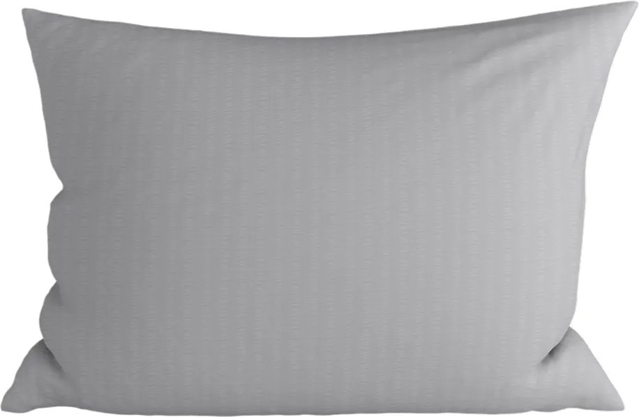 Krepová obliečka na vankúš STANDO 70x90 cm sivá