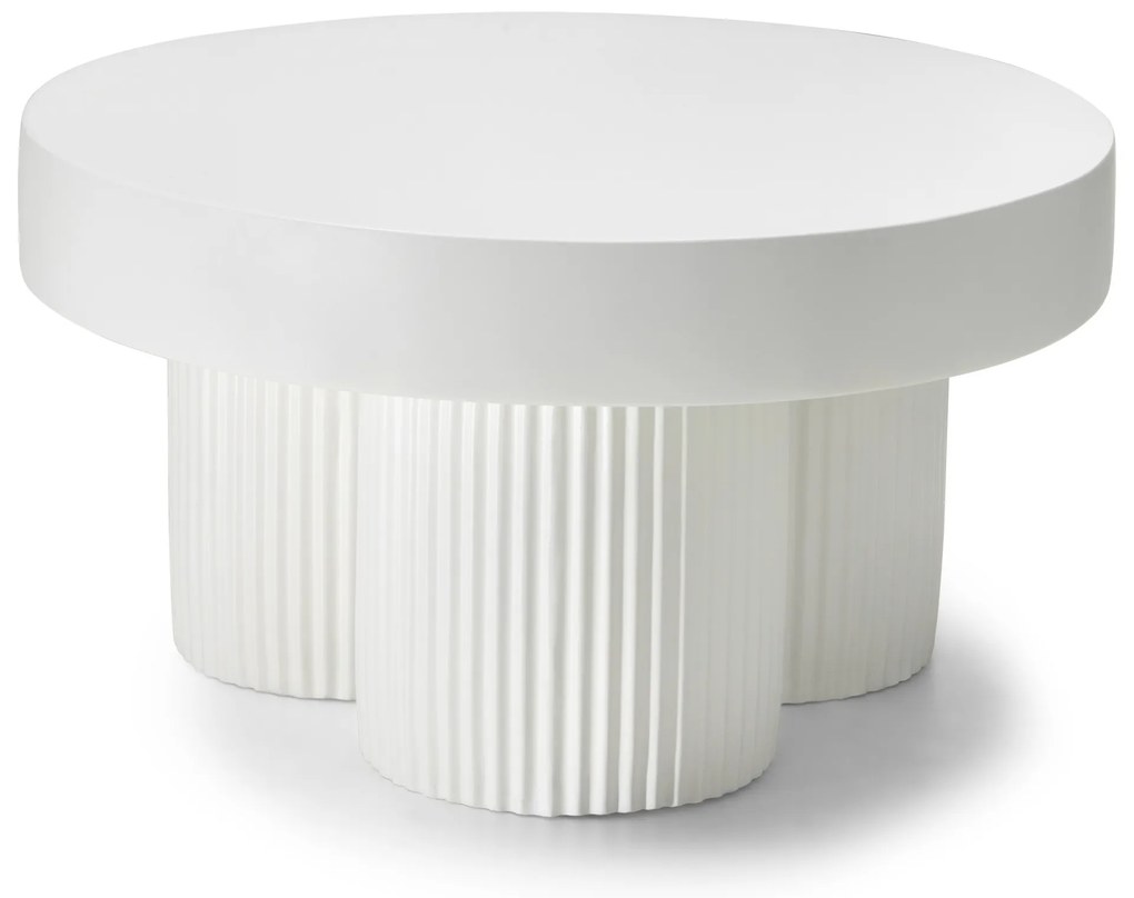 Konferenčný stolík Salerno 70 cm biely