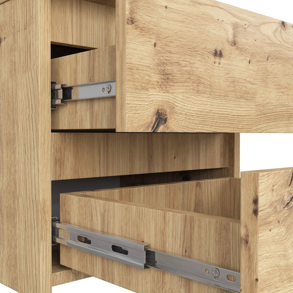 Nočný stolík CL2 40 cm dub artisan