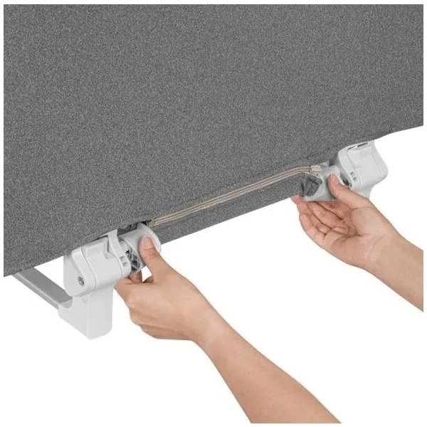 Lionelo - Bezpečnostná zábrana k posteli LORA tmavošedá