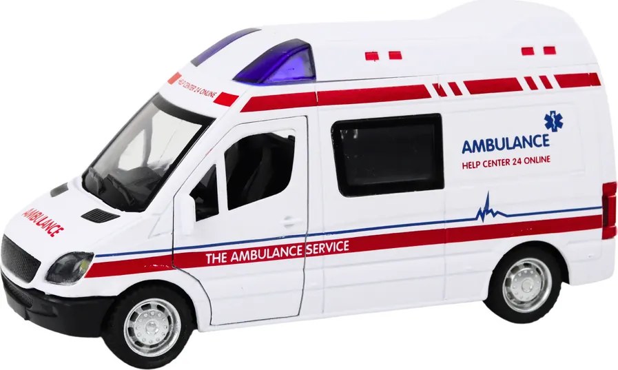 LEAN Toys Základňa pohotovostných služieb Zvuky svetiel sanitky