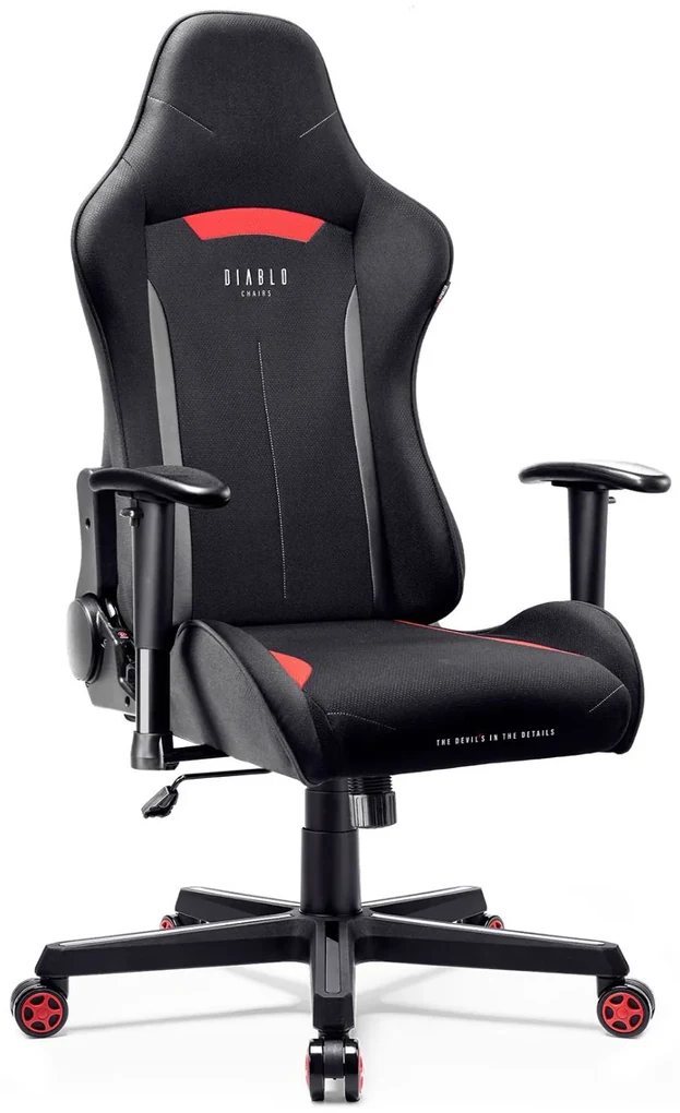 Diablo Chairs - Herné kreslo Diablo X-ST4RTER: čierno-červené