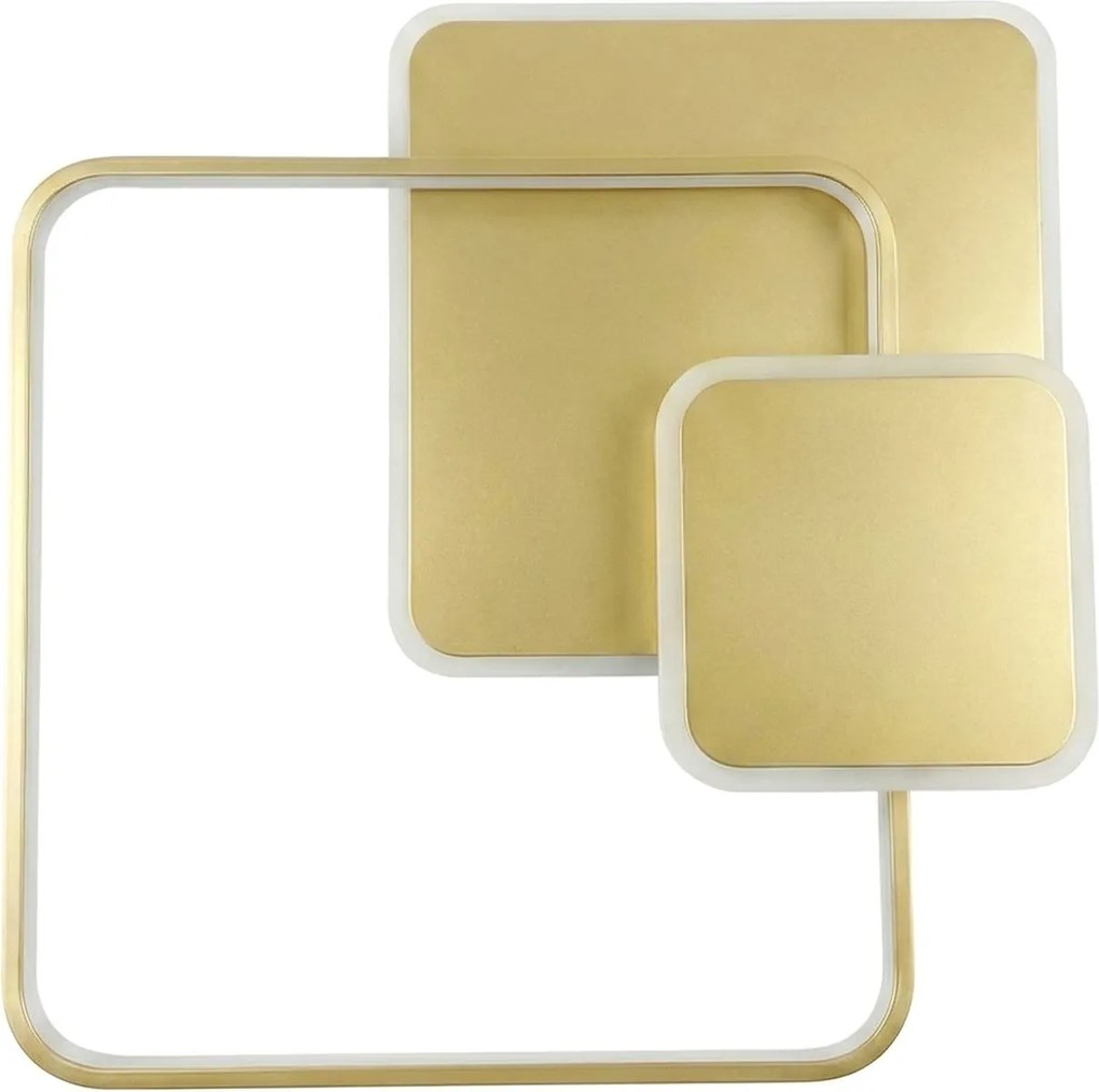 Toolight Toolight, LED stropné svietidlo + diaľkové ovládanie, APP1713-C, zlatá matná, OSW-04042