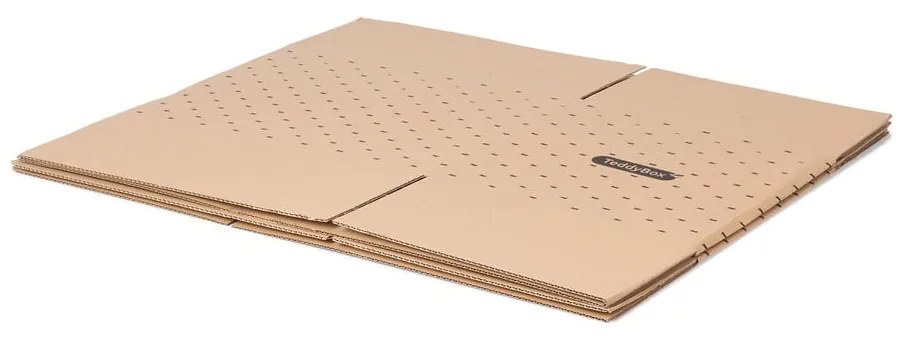 Súprava 2 béžových úložných boxov Compactor Teddy, 42 x 30 cm