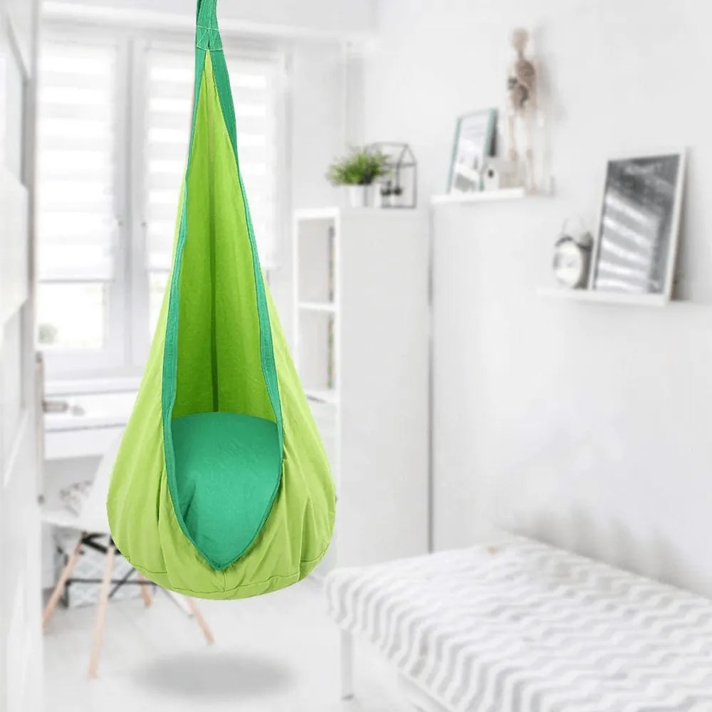 Tempo Kondela Závesné hojdacie kreslo, zelená, SIESTA TYP 1