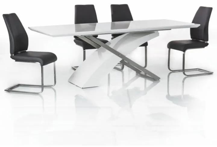 Kondela Jedálenský stôl, KROS, MDF + kov, rozkladací