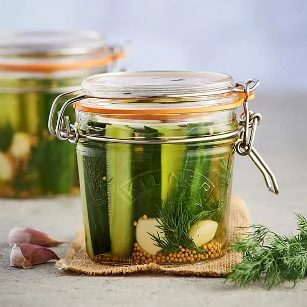 Kilner Top round poháre s klipom 0,35 l