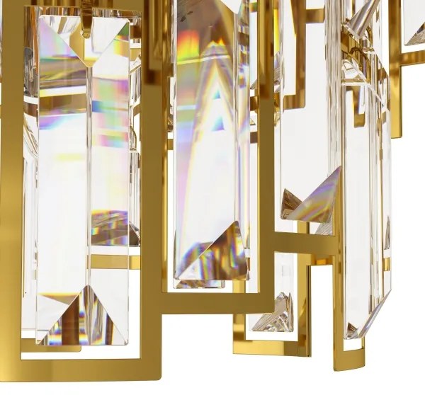 Eglo 39611 - Stropné svietidlo CALMEILLES 10xE14/25W/230V priemer 63 cm