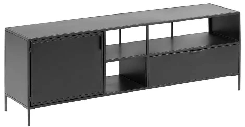 Čierna TV komoda Kave Home Shantay
