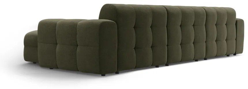 Zelená rohová pohovka (pravý roh/s leňoškou) Kendal – Micadoni