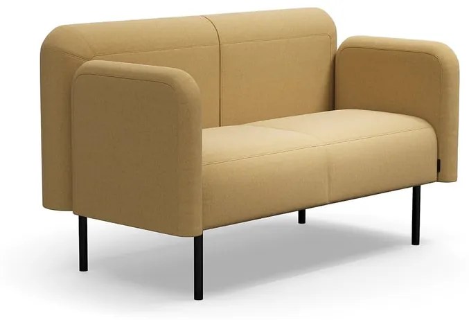 Pohovka VARIETY, 2 miestna, látka Pod CS, žltá