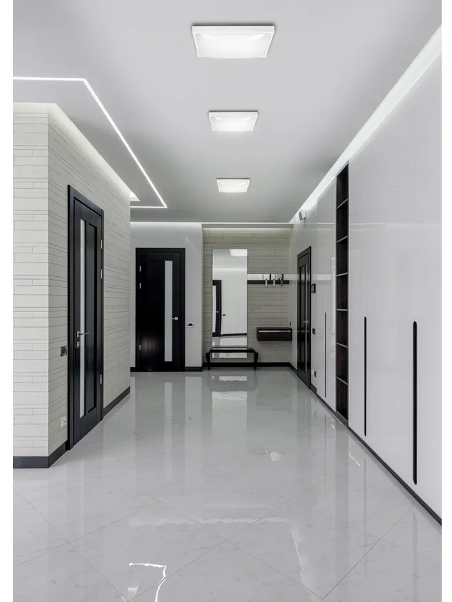 ECOLIGHT LED stropné svietidlo 2xE27 + 2x žiarovka Philips E27 10W