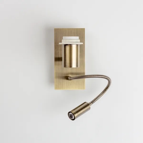 Brilagi - LED Nástenná lampa NUBILA 1xE27/25W/230V + LED/3W mosadz/červená