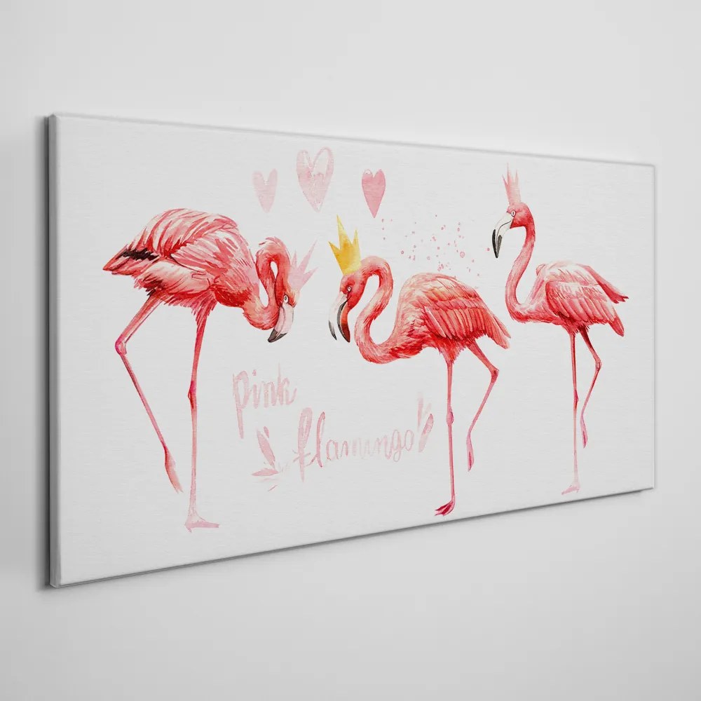 Obraz canvas Zvieracie vták Flaming