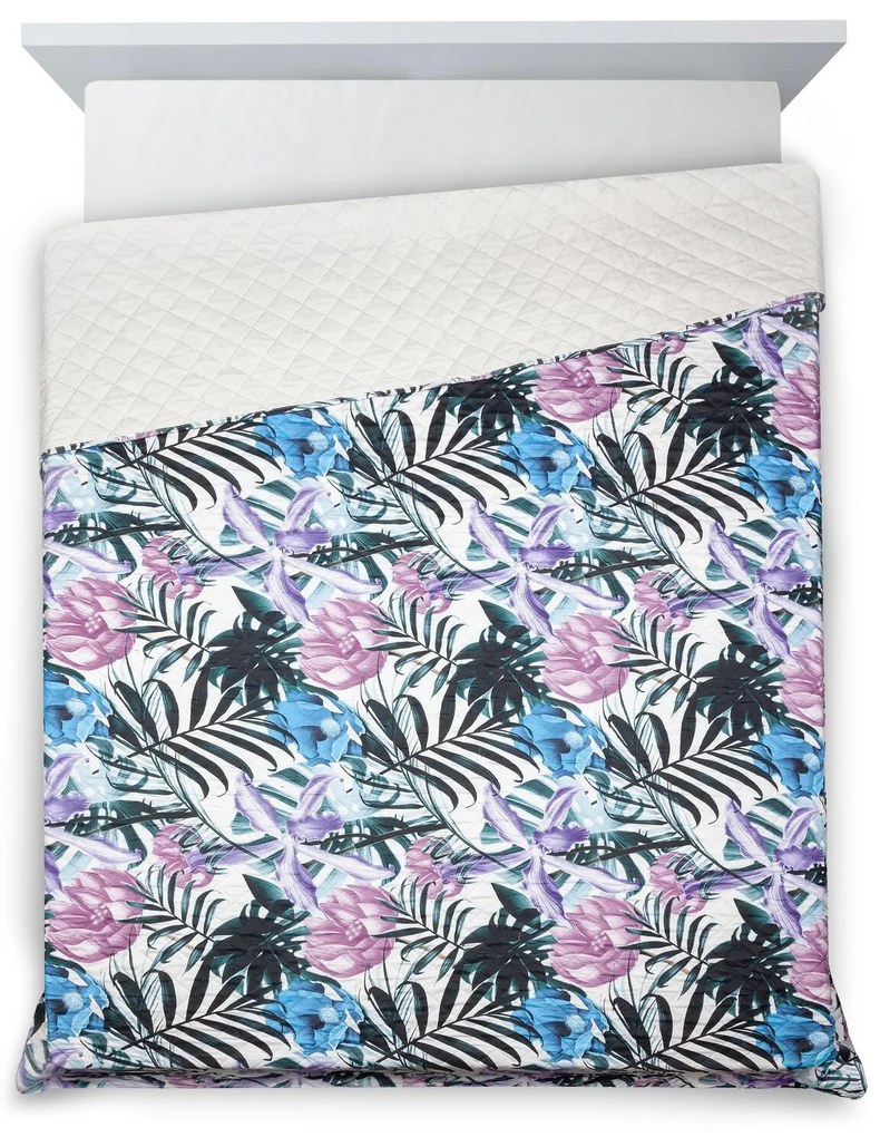 PREHOZ NA POSTEĽ MALIBU 170X210 CM KVETY