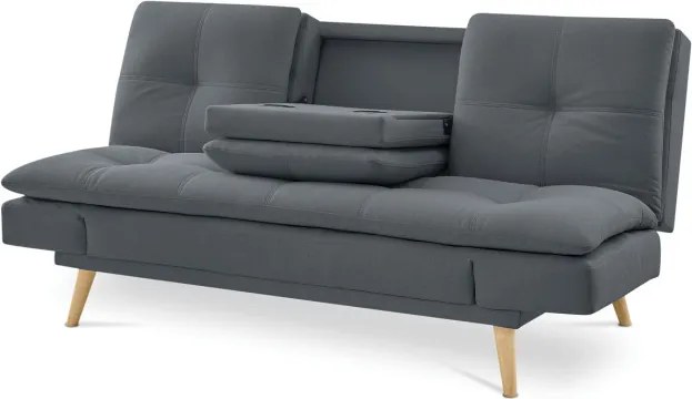 Trojmiestna rozkladacia sedačka, sivá ASB-4720 GREY2