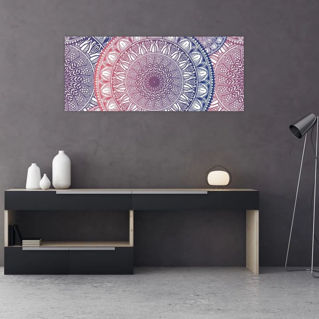 Obraz z mandál (120x50 cm)