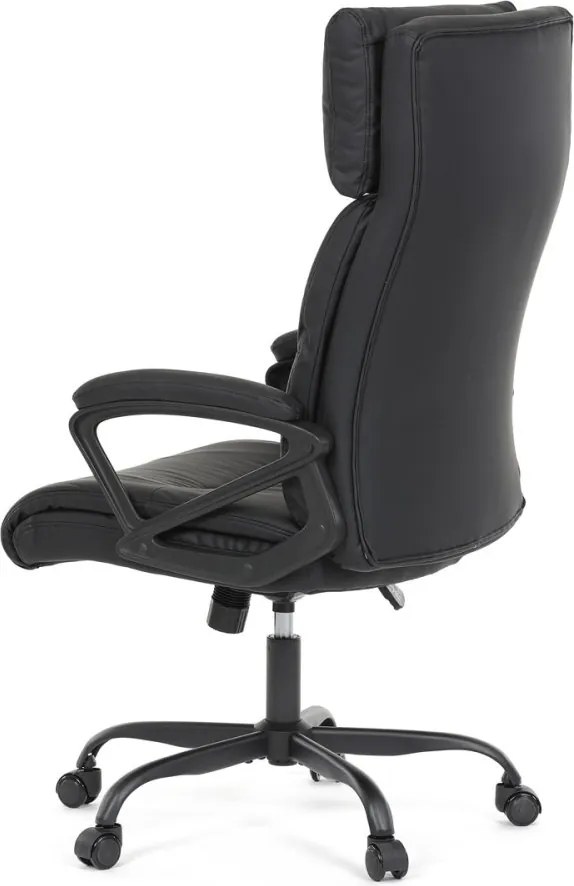 Kancelárske kreslo PEDRO — ekokoža, čierna